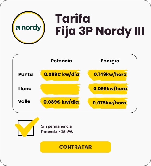 Tarifa Luz Nordy Julio 2025