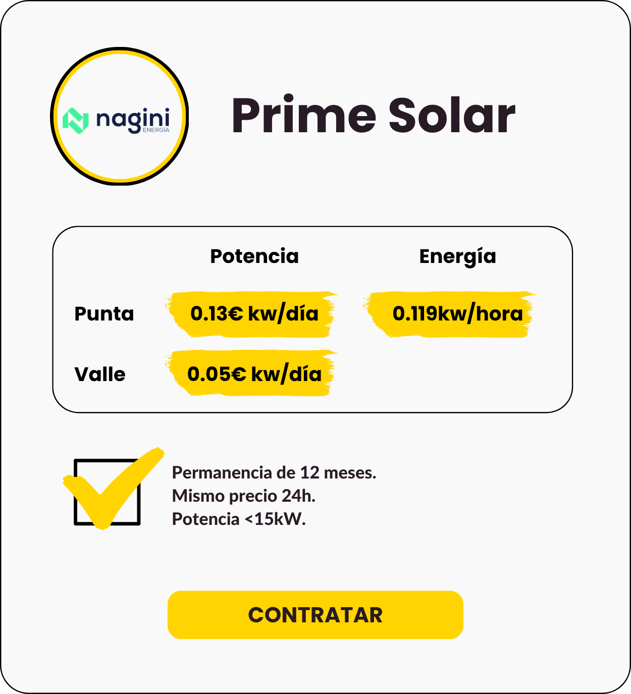 nagini prime solar